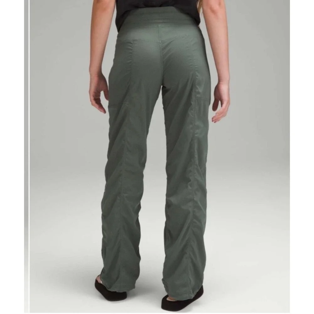 Lululemon Dance Studio Mid-Rise Full Length Pant Dark Forrest 12